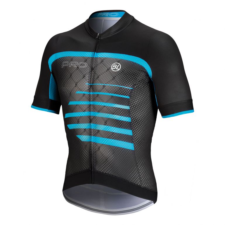 PLAYERA BICYCLE PRO BLACK BLUE