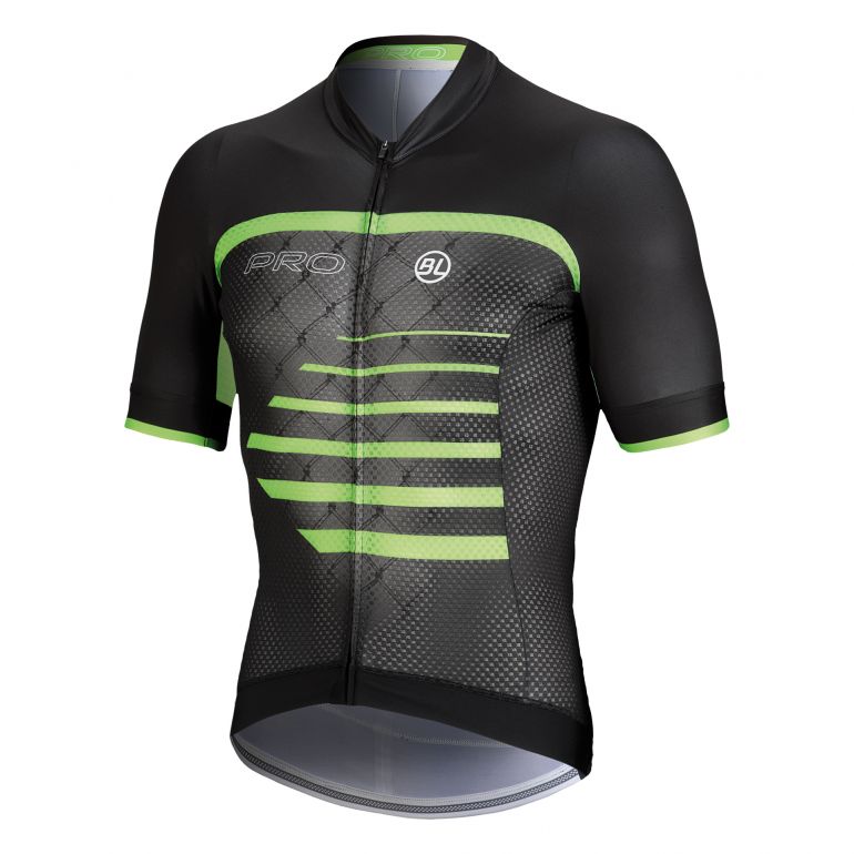 PLAYERA BICYCLE PRO BLACK GREEN