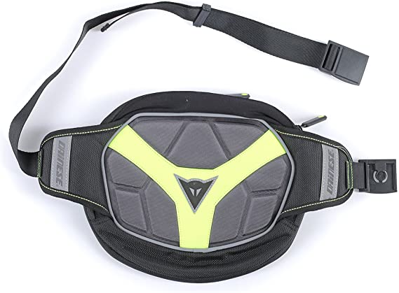CANGURERA DAINESE D-EXCHANGE POUCH L NEGRO/AMARILLO FLUO