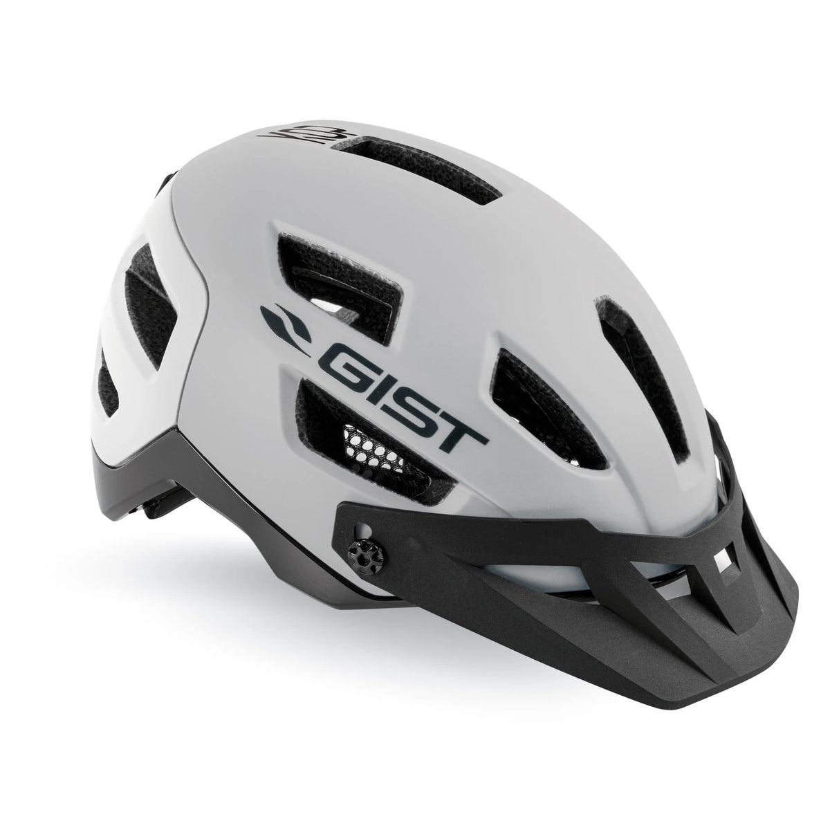 Casco de ciclismo GIST Kop gris aerodinámico y ventilado