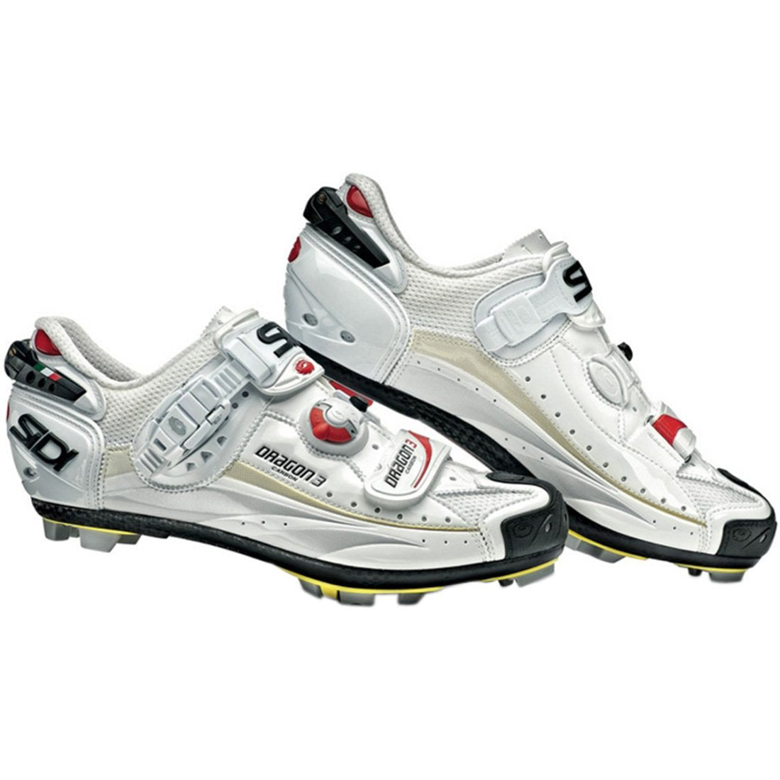 Zapatillas de ciclismo Sidi MTB Dragon 3 Carbon SRS White White compatibles con SPD