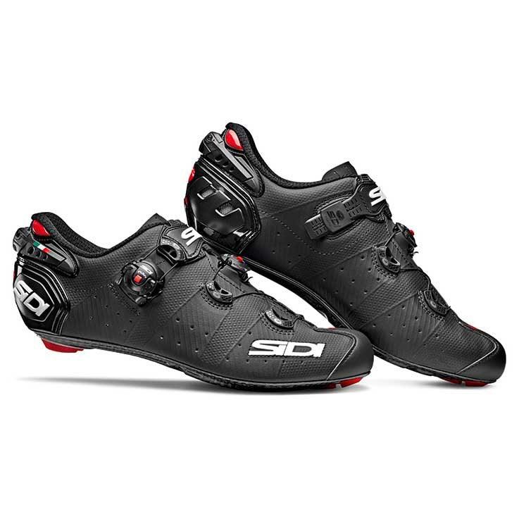 Zapatillas de ciclismo Sidi Wire 2 Carbon negras con suela de carbono