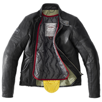 CHAMARRA SPIDI VINTAGE PIEL BLACK