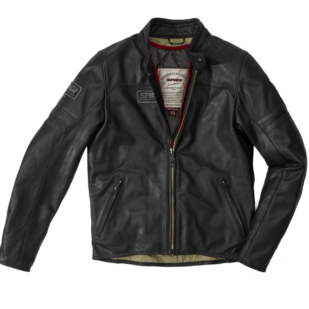 CHAMARRA SPIDI VINTAGE PIEL BLACK