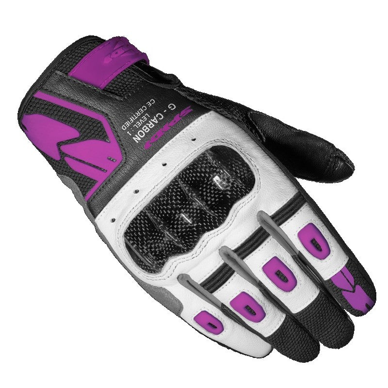 GUANTES SPIDI G-CARBON LADY BLACK FUCHSIA