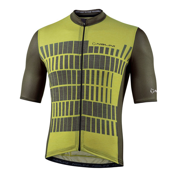 PLAYERA NALINI BAS WOOL SS GREEN