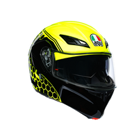 Casco Modular para Moto AGV Compact ST Detroit Amarillo Fluo