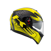 Casco para Moto AGV K3 SV Glimpse Negro Amarillo