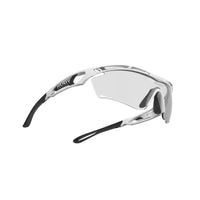 LENTE RUDY TRALYX WHITE GLOSS MICA IMPACT 2 BLACK PHOTO
