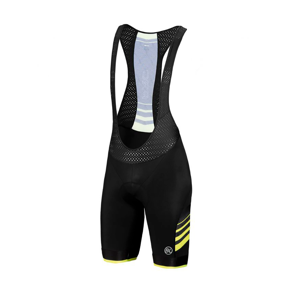 BIB SHORT BICYCLE PRO YELLOW
