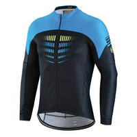 PLAYERA BICYCLE AERO 3.0 M/LARGA BLUE