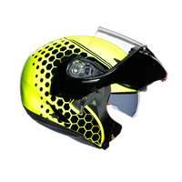 Casco Modular para Moto AGV Compact ST Detroit Amarillo Fluo