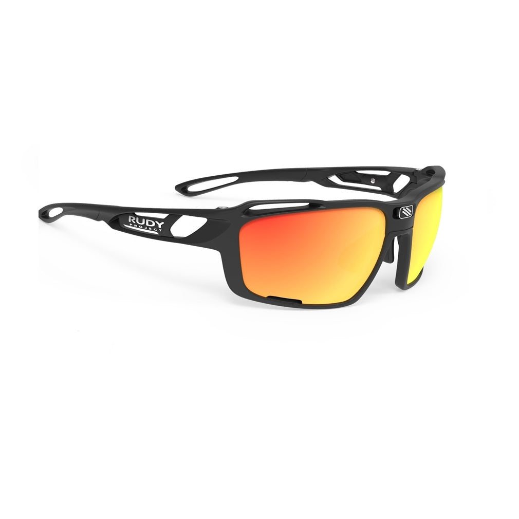 LENTE RUDY SINTRYX BLACK MAT MICA MULTI LASER ORANGE