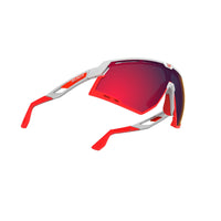 LENTE RUDY DEFENDER WHITE GLOSS MULTI LASER RED
