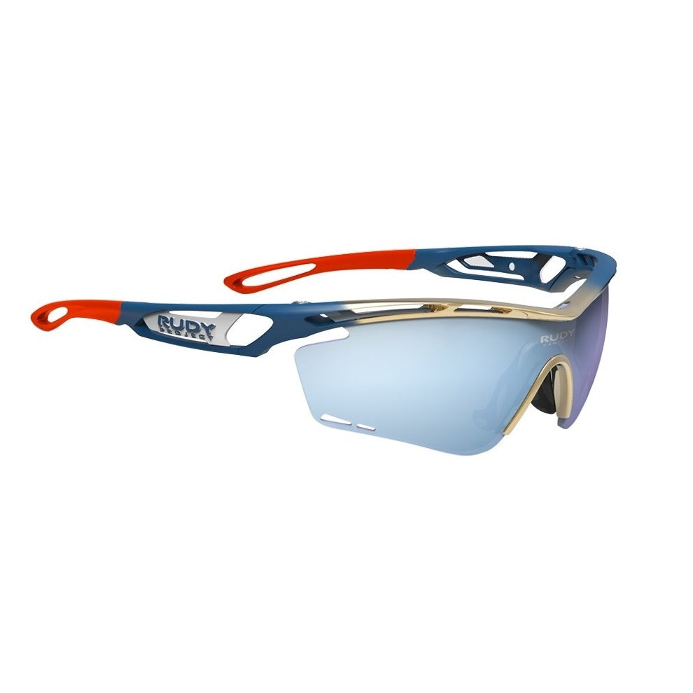 LENTE RUDY PROJECT TRALYX FADE GOLD MICA MULTI LASER ICE