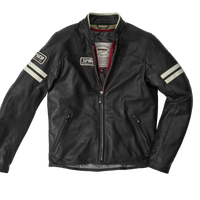 CHAMARRA SPIDI VINTAGE PIEL BLACK ICE