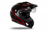 CASCO UFO HE182 BLACK RED