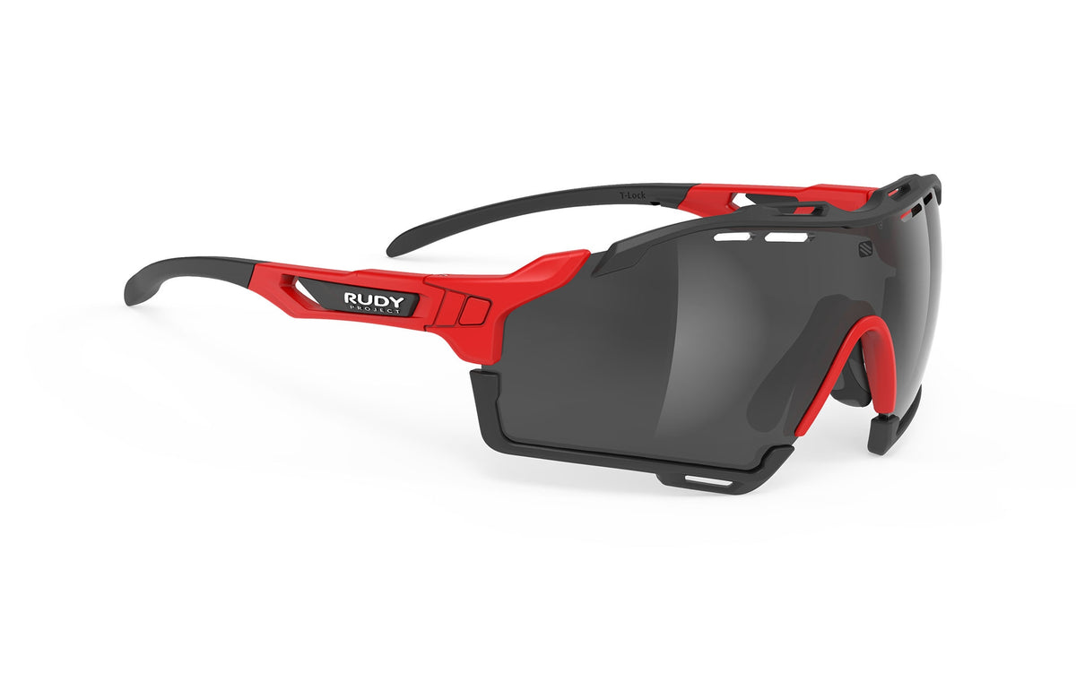 LENTES RUDY CUTLINE FIRE RED SMOKE