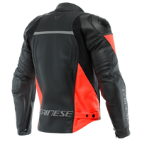 CHAMARRA DAINESE RACING 4 BLACK FLUO RED