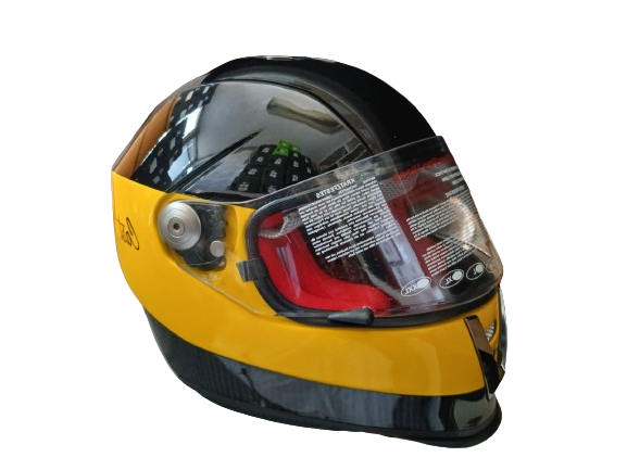 CASCO CAST CM6 LM CARBON YELLOW BLACK
