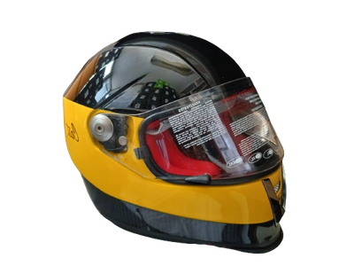 CASCO CAST CM6 LM CARBON YELLOW BLACK