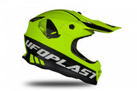 Casco Cross Moto Infantil UFO HE191 Amarillo Fluo