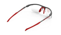 LENTE RUDY MAYA 9 S GRAPHITE STD RED