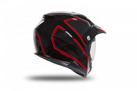 CASCO UFO HE182 BLACK RED