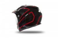 CASCO UFO HE182 BLACK RED