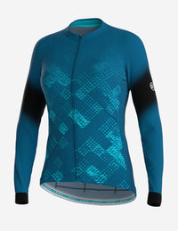 PLAYERA BICYCLE TRACY S2 LADY MANGA LARGA TURQUESA