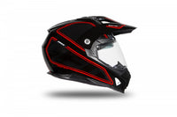 CASCO UFO HE182 BLACK RED