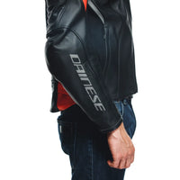 CHAMARRA DAINESE RACING 4 BLACK FLUO RED
