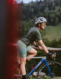JERSEY BICYCLE BL45153-230 GHIAIA S3 WOMAN GREEN FORESTA