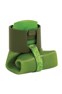 BOTELLA MARSUPIO PLEGABLE DE SILICONA PLATINUM VERDE MAGIBOTM00L