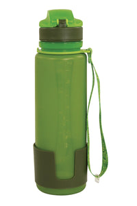 BOTELLA MARSUPIO PLEGABLE DE SILICONA PLATINUM VERDE MAGIBOTM00L