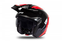 casco moto ufo sheratan vista frontal