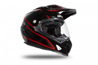 CASCO UFO HE182 BLACK RED