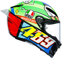 Casco AGV Pista GP R Mugello 2017 lateral derecho sistema XQRS VLS pantalla clase óptica 1