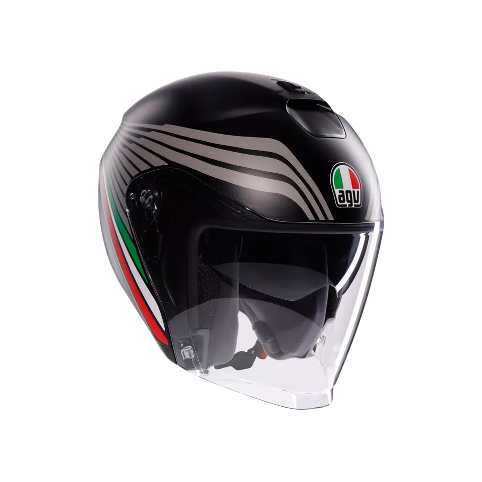 Casco AGV Irides Bologna negro mate tricolor