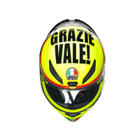 Casco AGV K1 S Grazie Vale vista superior entradas de ventilación delanteras
