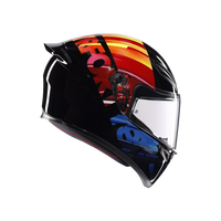 Casco AGV K1 S Pulse 46 lateral derecho sistema XQRS visera Ultravision
