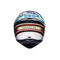 Casco AGV K1 S Rossi Winter Test 2017 Aero Spoiler trasero extractores de aire