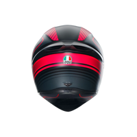 Casco AGV K1 S Warmup negro rosa Aero Spoiler trasero extractores de aire
