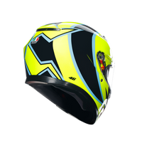Casco AGV K3 Rossi Phillip Island 2005 lateral derecho 