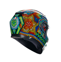Casco AGV K3 Rossi Winter Test 2018 lateral derecho 
