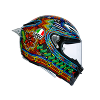 Casco AGV Pista GP R Winter Test 2018 lateral derecho sistema XQRS VLS pantalla clase óptica 1