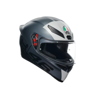 Casco integral AGV K1 S Limit 46 Valentino Rossi vista frontal negro 
