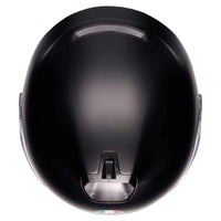 Casco jet negro mate para carretera