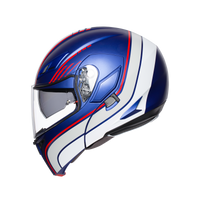 Casco modular AGV Compact ST Boston lateral izquierdo mentonera cerrada gráfico Boston
