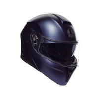 Casco modular para moto AGV Streetmodular Profondo Blue de carbono